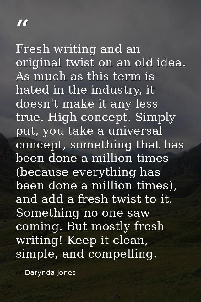 Fresh writing and an original twist on an old idea. As much as this term is hated in the industry, it doesn't make it an — Darynda Jones