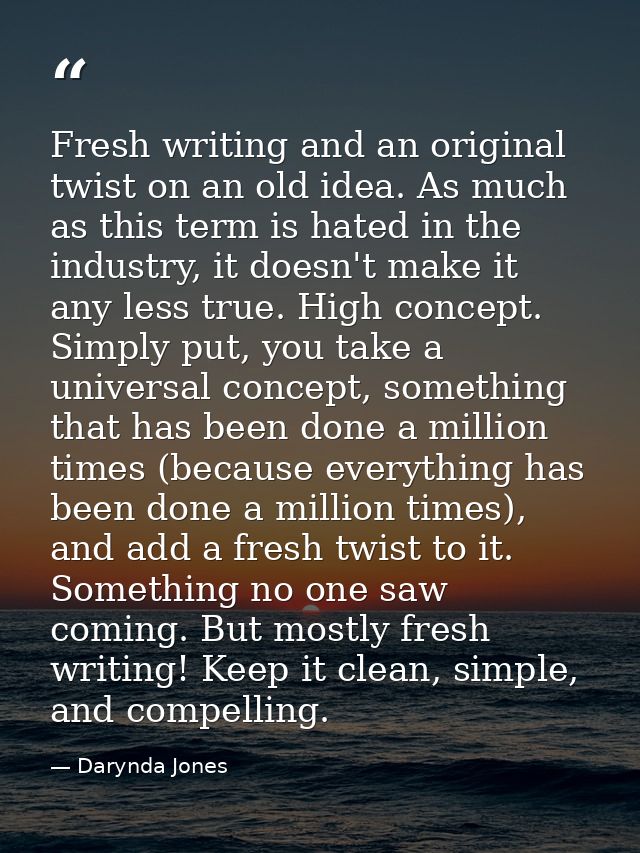 Fresh writing and an original twist on an old idea. As much as this term is hated in the industry, it doesn't make it an — Darynda Jones
