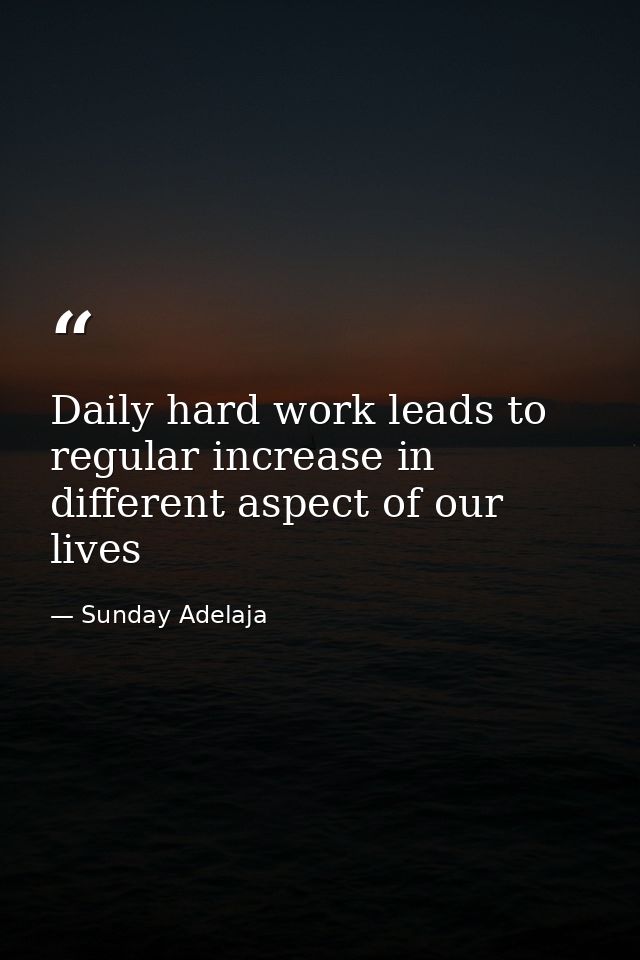 Daily hard work leads to regular increase in different aspect of our lives — Sunday Adelaja