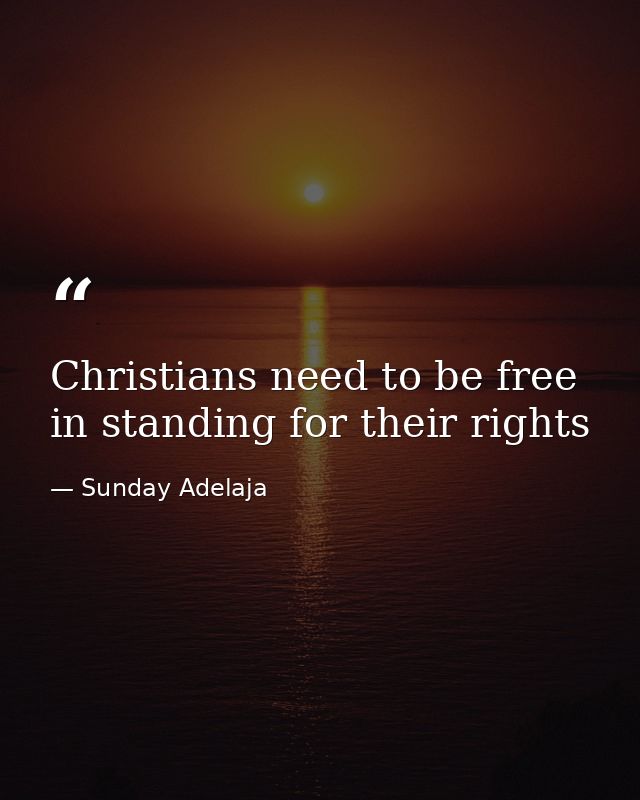 Christians need to be free in standing for their rights — Sunday Adelaja