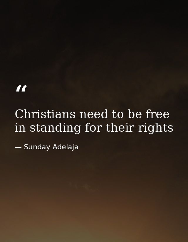 Christians need to be free in standing for their rights — Sunday Adelaja