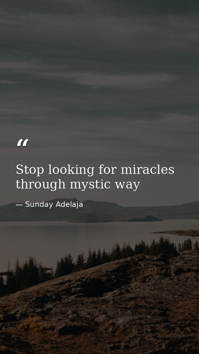 Stop looking for miracles through mystic way — Sunday Adelaja