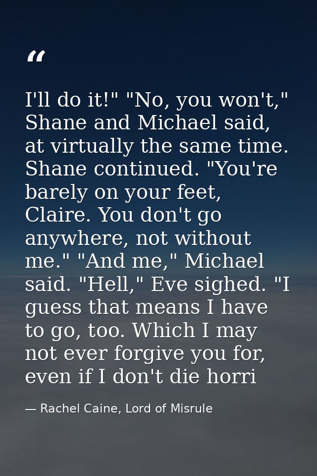 I'll do it!" "No, you won't," Shane and Michael said, at virtually the same time. Shane continued. "You're barely on you — Rachel Caine, Lord of Misrule