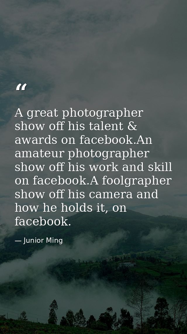 A great photographer show off his talent & awards on facebook.An amateur photographer show off his work and skill on fac — Junior Ming