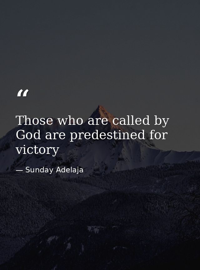 Those who are called by God are predestined for victory — Sunday Adelaja