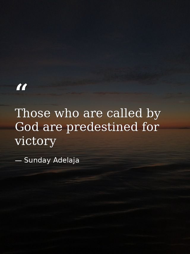 Those who are called by God are predestined for victory — Sunday Adelaja
