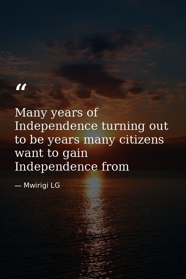 Many years of Independence turning out to be years many citizens want to gain Independence from — Mwirigi LG