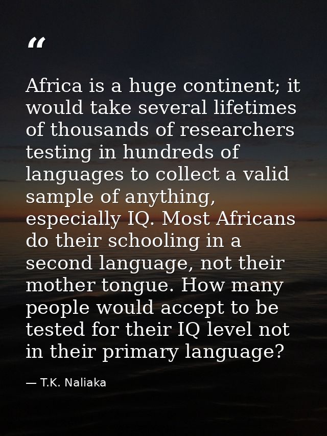 Africa is a huge continent; it would take several lifetimes of thousands of researchers testing in hundreds of languages — T.K. Naliaka