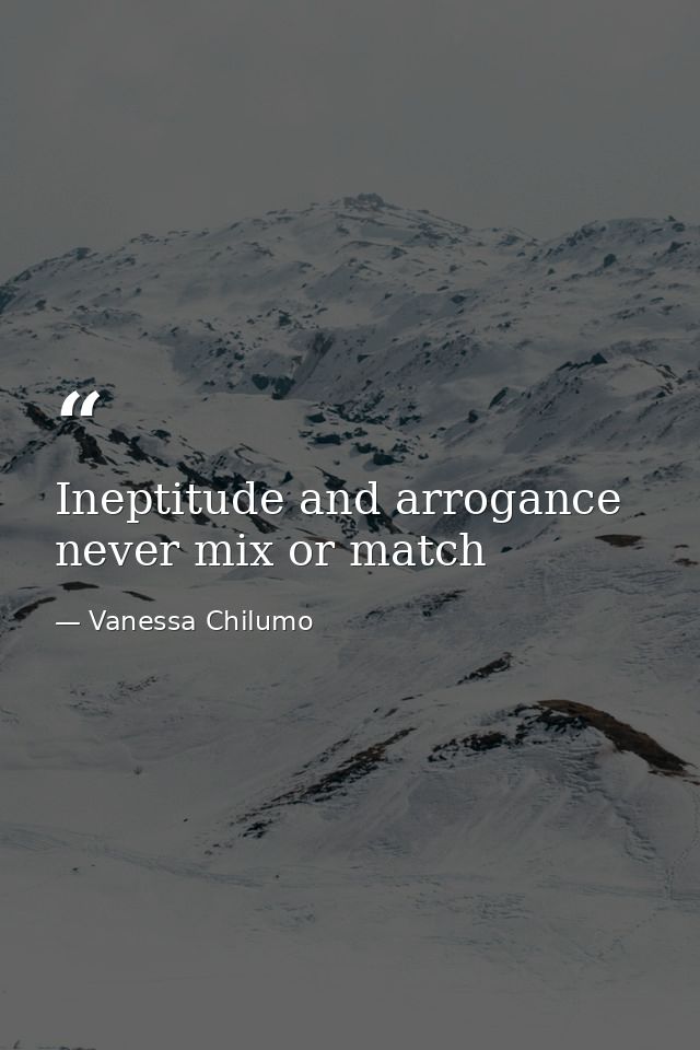 Ineptitude and arrogance never mix or match — Vanessa Chilumo
