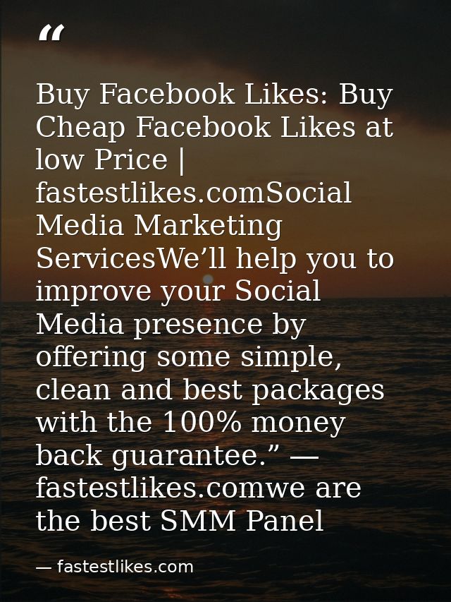 Buy Facebook Likes: Buy Cheap Facebook Likes at low Price | fastestlikes.comSocial Media Marketing ServicesWe’ll help yo — fastestlikes.com