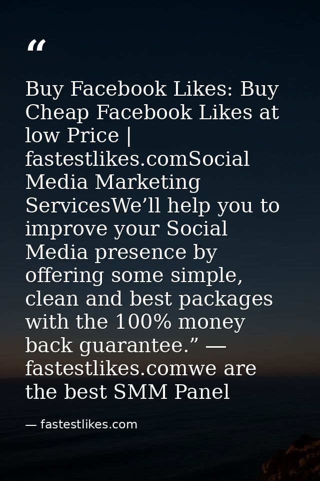 Buy Facebook Likes: Buy Cheap Facebook Likes at low Price | fastestlikes.comSocial Media Marketing ServicesWe’ll help yo — fastestlikes.com