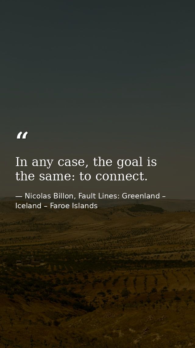 In any case, the goal is the same: to connect. — Nicolas Billon, Fault Lines: Greenland – Iceland – Faroe Islands
