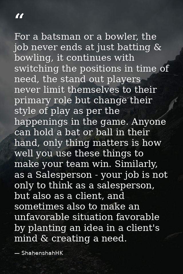For a batsman or a bowler, the job never ends at just batting & bowling, it continues with switching the positions in ti — ShahenshahHK