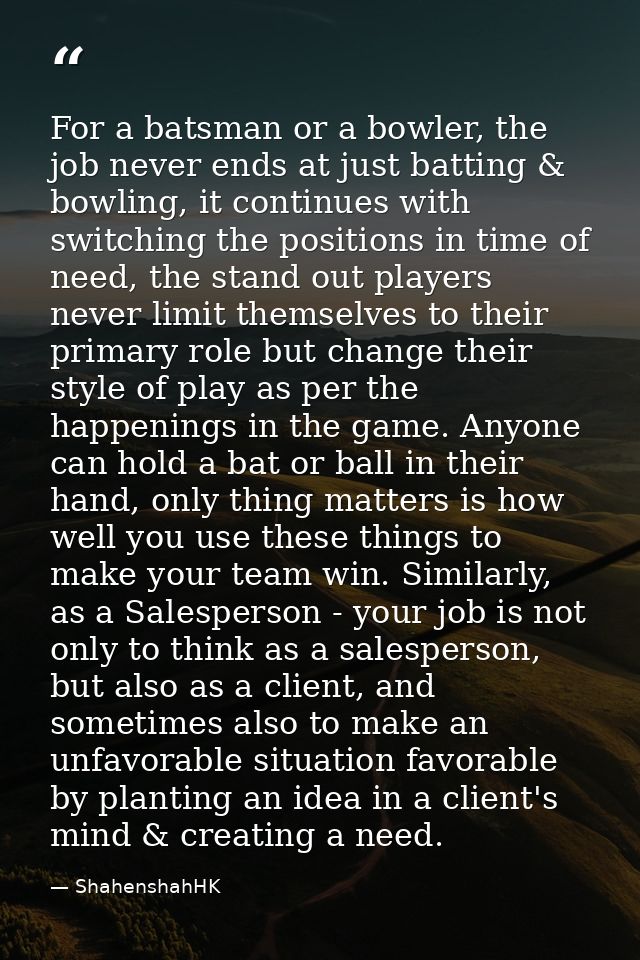 For a batsman or a bowler, the job never ends at just batting & bowling, it continues with switching the positions in ti — ShahenshahHK