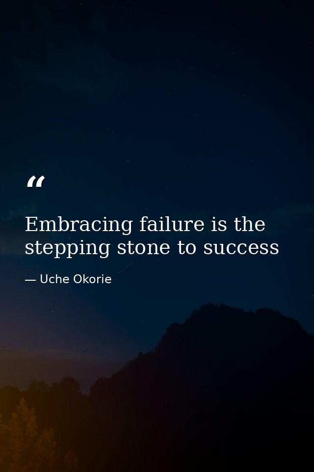 Embracing failure is the stepping stone to success — Uche Okorie