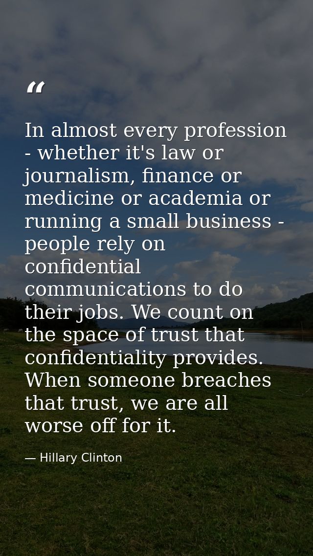 In almost every profession - whether it's law or journalism, finance or medicine or academia or running a small business — Hillary Clinton
