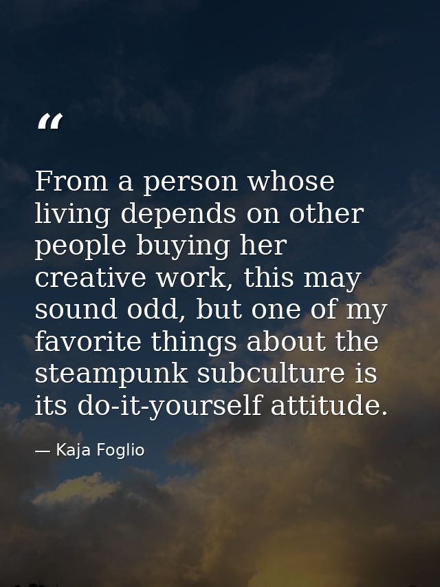 From a person whose living depends on other people buying her creative work, this may sound odd, but one of my favorite  — Kaja Foglio