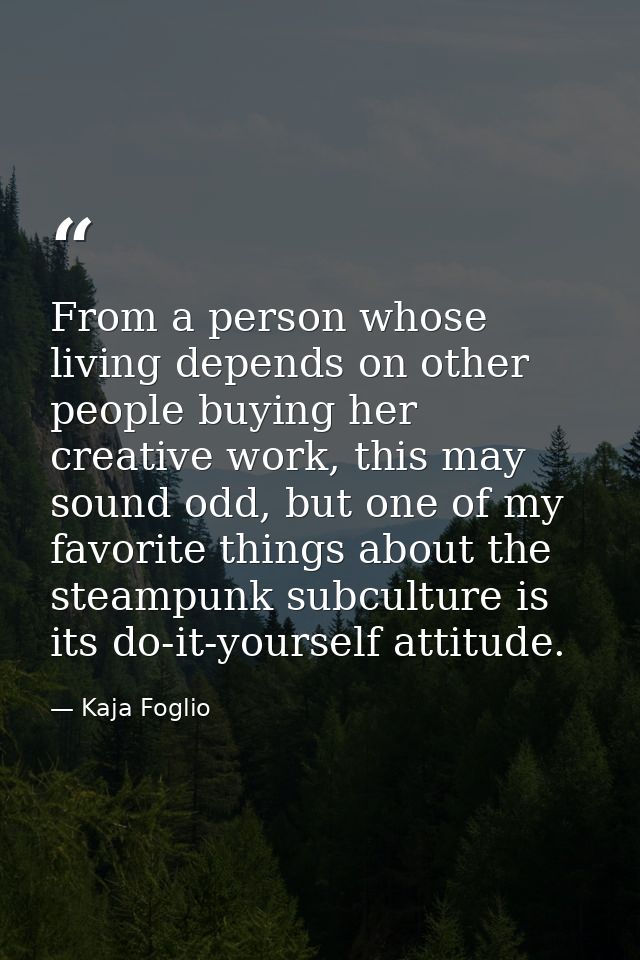 From a person whose living depends on other people buying her creative work, this may sound odd, but one of my favorite  — Kaja Foglio