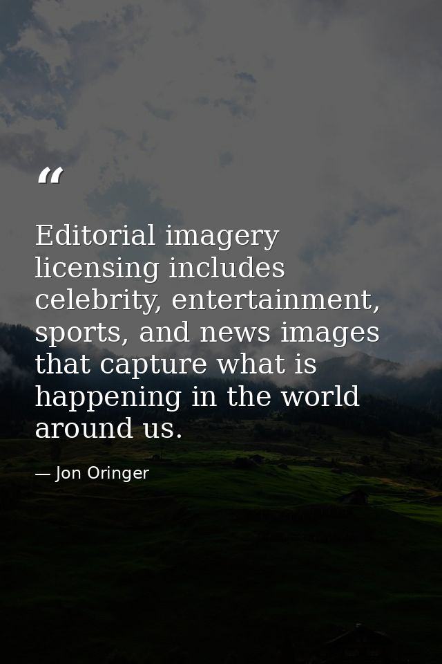 Editorial imagery licensing includes celebrity, entertainment, sports, and news images that capture what is happening in — Jon Oringer