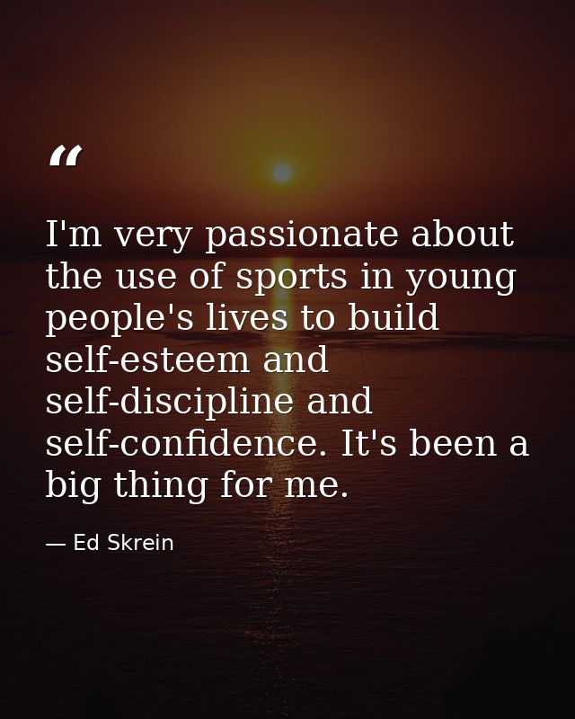 I'm very passionate about the use of sports in young people's lives to build self-esteem and self-discipline and self-co — Ed Skrein