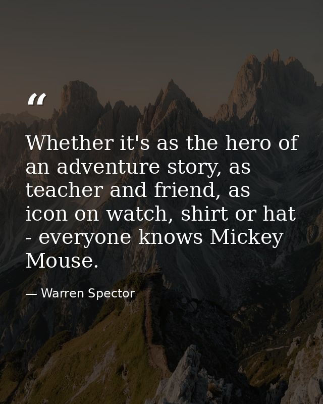 Whether it's as the hero of an adventure story, as teacher and friend, as icon on watch, shirt or hat - everyone knows M — Warren Spector