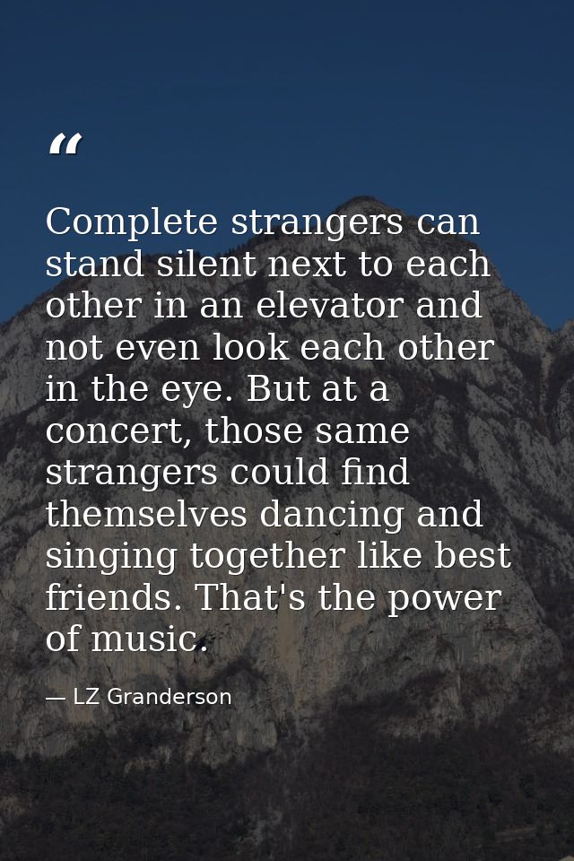 Complete strangers can stand silent next to each other in an elevator and not even look each other in the eye. But at a  — LZ Granderson