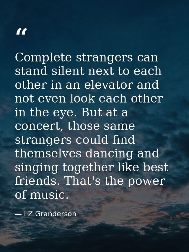 Complete strangers can stand silent next to each other in an elevator and not even look each other in the eye. But at a  — LZ Granderson