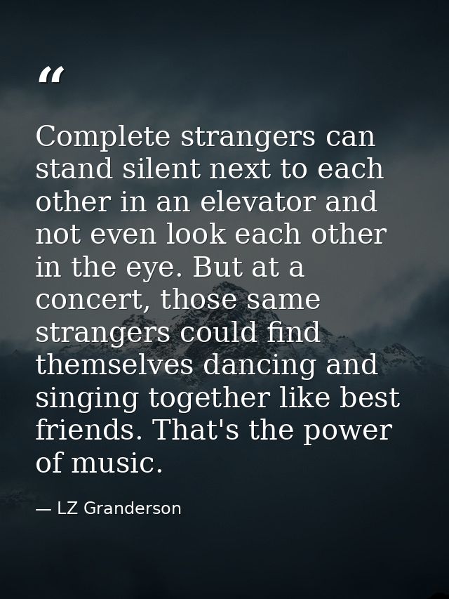 Complete strangers can stand silent next to each other in an elevator and not even look each other in the eye. But at a  — LZ Granderson