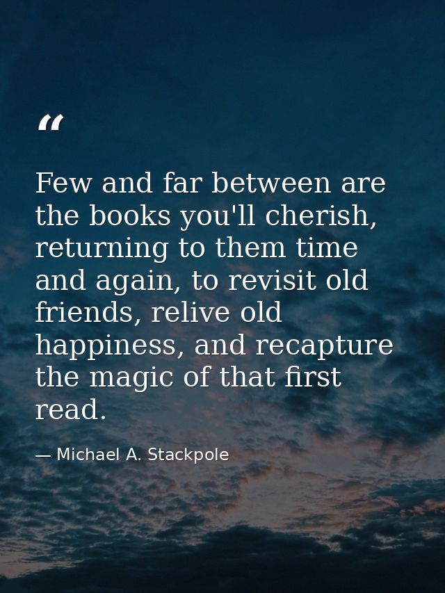 Few and far between are the books you'll cherish, returning to them time and again, to revisit old friends, relive old h — Michael A. Stackpole