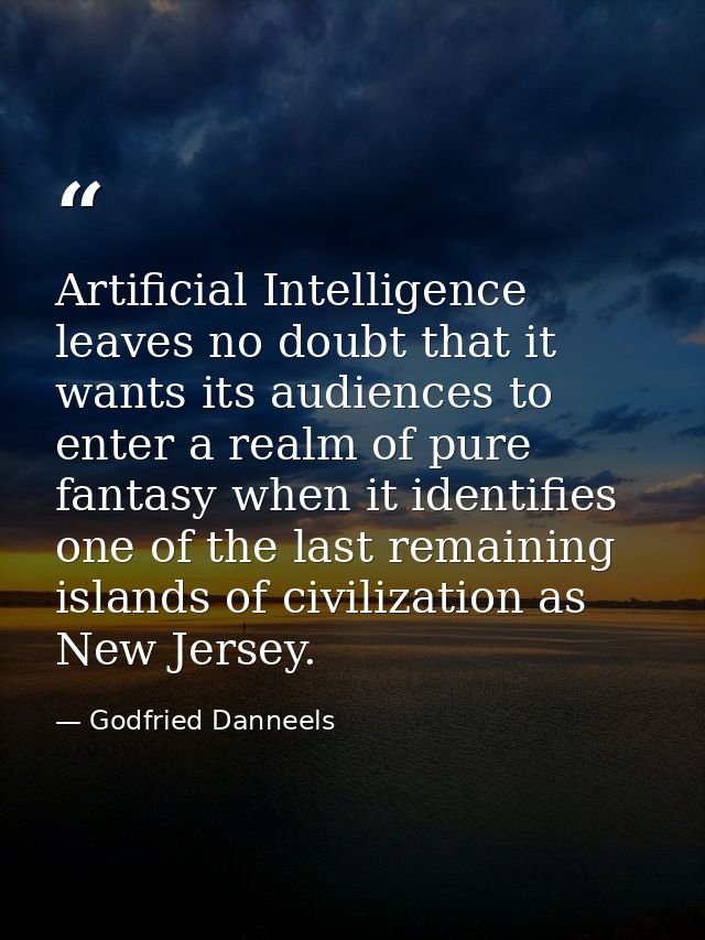 Artificial Intelligence leaves no doubt that it wants its audiences to enter a realm of pure fantasy when it identifies  — Godfried Danneels