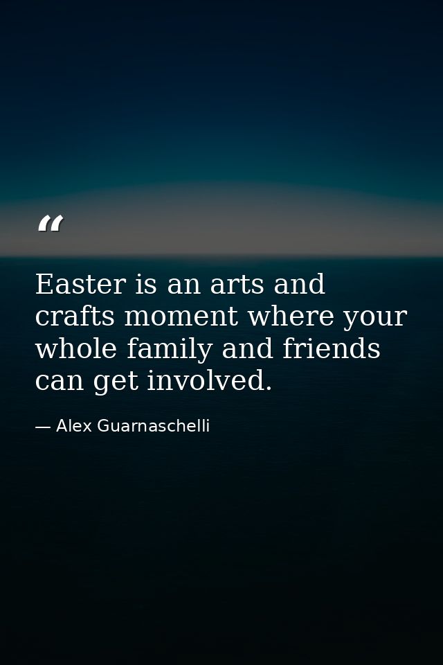 Easter is an arts and crafts moment where your whole family and friends can get involved. — Alex Guarnaschelli