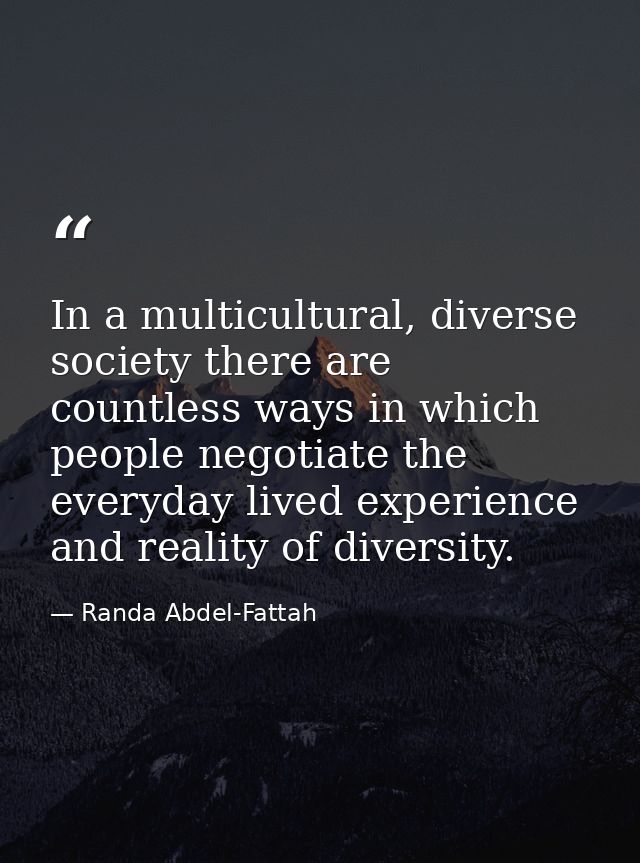In a multicultural, diverse society there are countless ways in which people negotiate the everyday lived experience and — Randa Abdel-Fattah