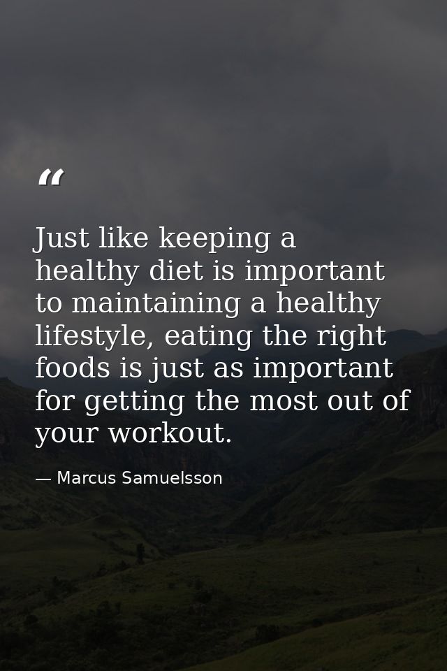 Just like keeping a healthy diet is important to maintaining a healthy lifestyle, eating the right foods is just as impo — Marcus Samuelsson