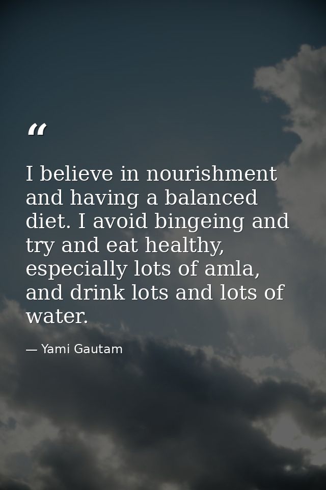 I believe in nourishment and having a balanced diet. I avoid bingeing and try and eat healthy, especially lots of amla,  — Yami Gautam