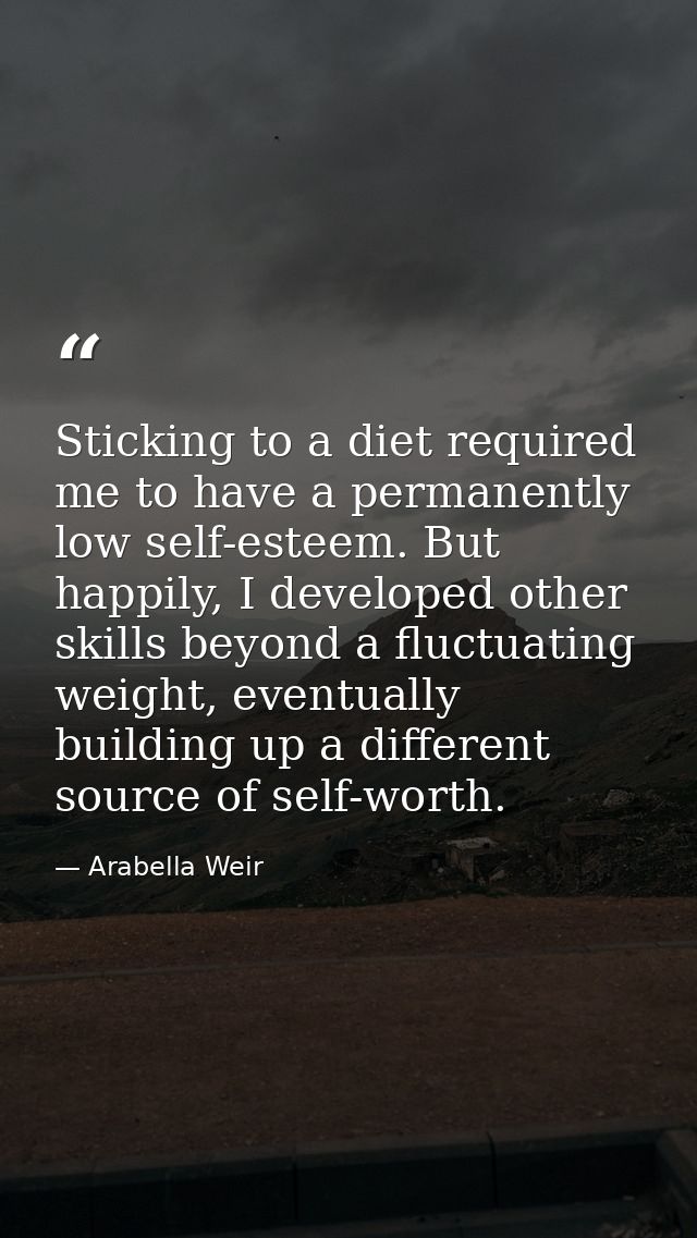 Sticking to a diet required me to have a permanently low self-esteem. But happily, I developed other skills beyond a flu — Arabella Weir