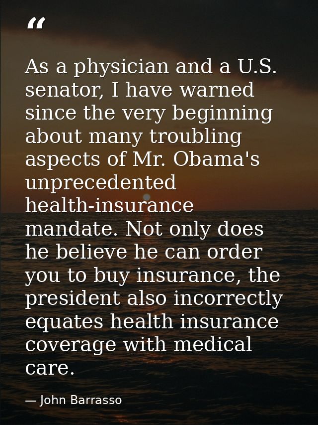 As a physician and a U.S. senator, I have warned since the very beginning about many troubling aspects of Mr. Obama's un — John Barrasso
