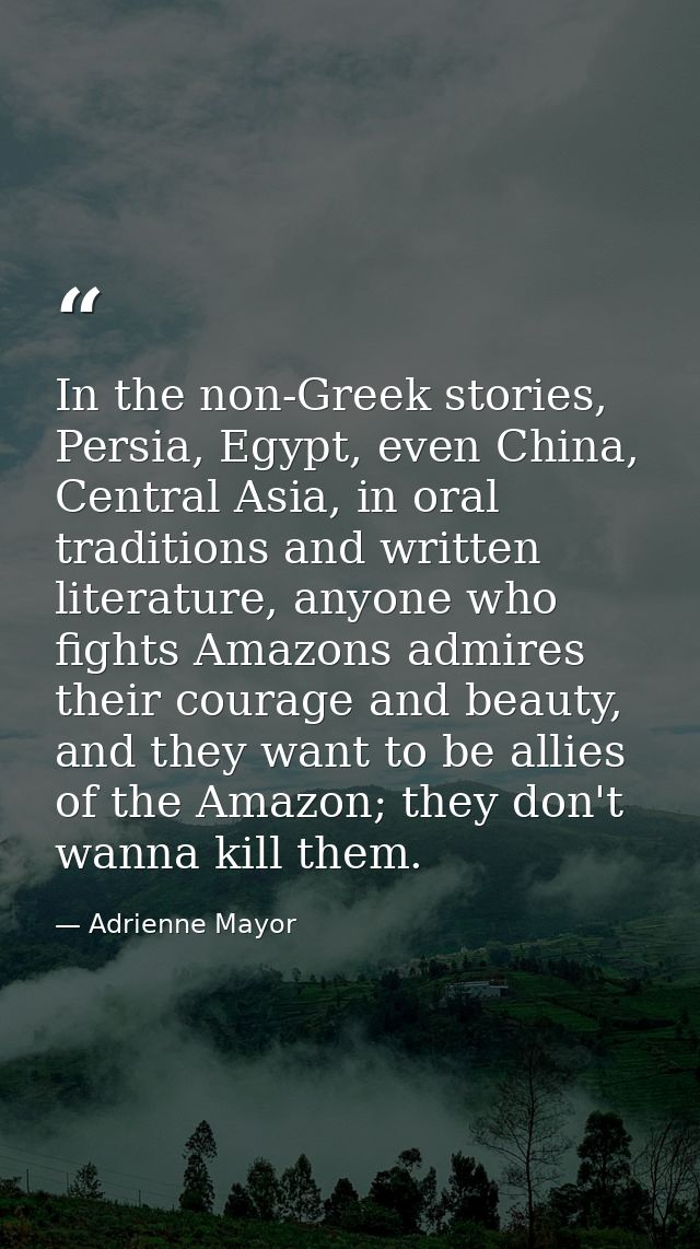 In the non-Greek stories, Persia, Egypt, even China, Central Asia, in oral traditions and written literature, anyone who — Adrienne Mayor
