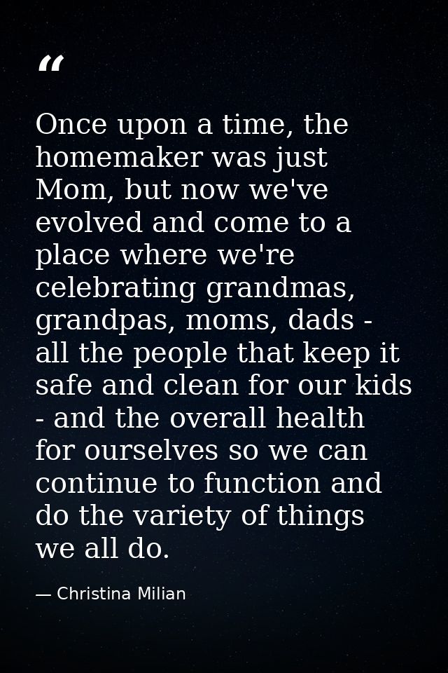 Once upon a time, the homemaker was just Mom, but now we've evolved and come to a place where we're celebrating grandmas — Christina Milian