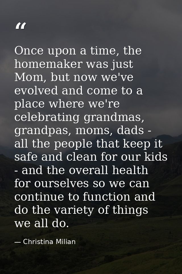 Once upon a time, the homemaker was just Mom, but now we've evolved and come to a place where we're celebrating grandmas — Christina Milian