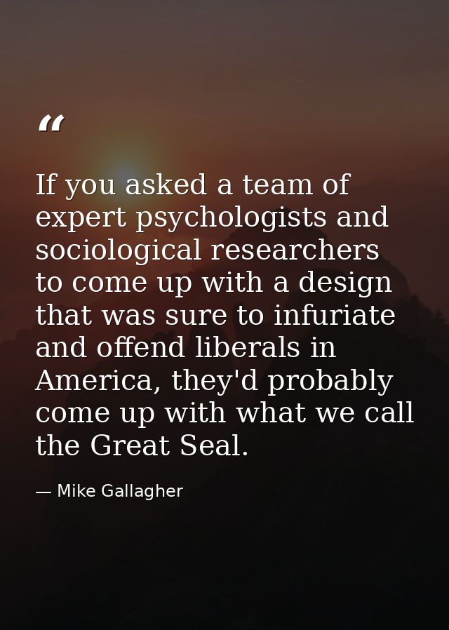If you asked a team of expert psychologists and sociological researchers to come up with a design that was sure to infur — Mike Gallagher