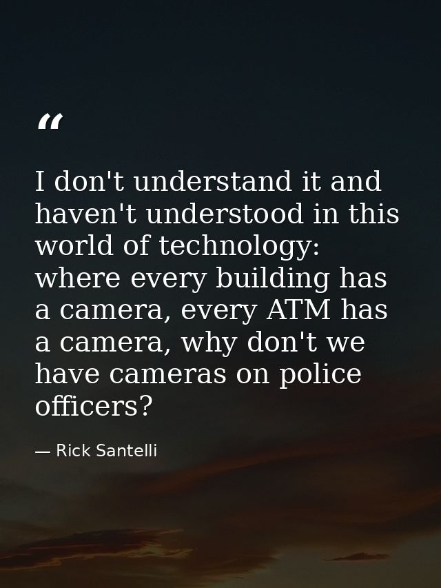 I don't understand it and haven't understood in this world of technology: where every building has a camera, every ATM h — Rick Santelli