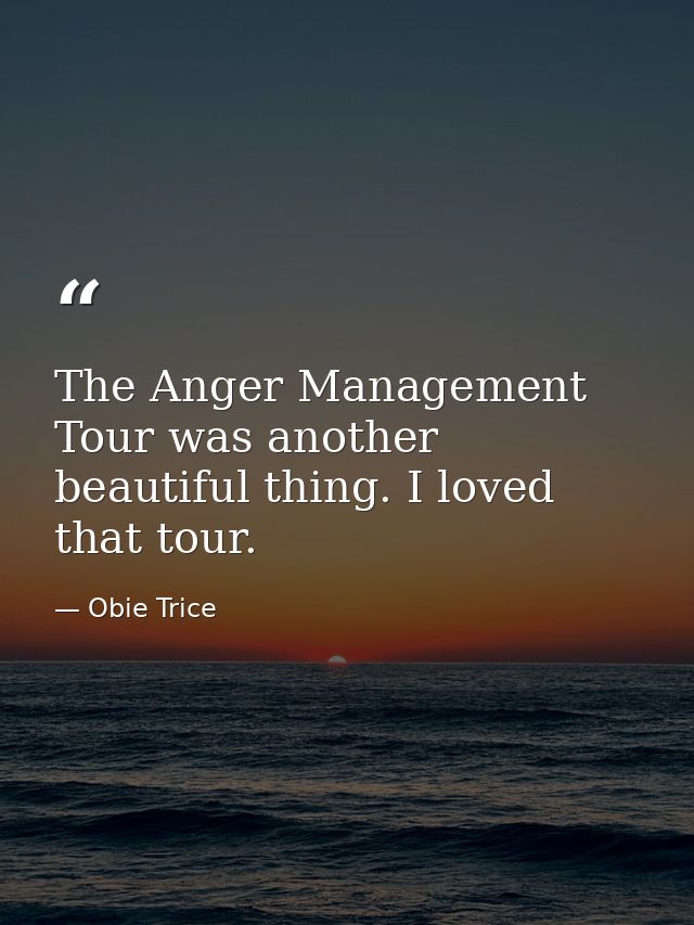 The Anger Management Tour was another beautiful thing. I loved that tour. — Obie Trice