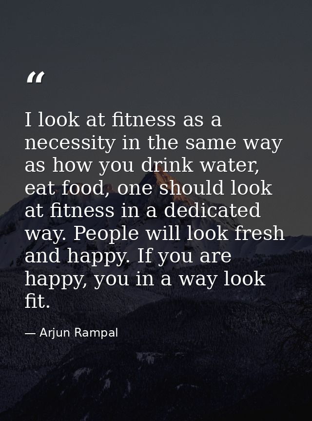 I look at fitness as a necessity in the same way as how you drink water, eat food, one should look at fitness in a dedic — Arjun Rampal