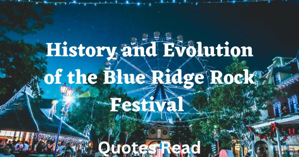 Blue ridge rock festival